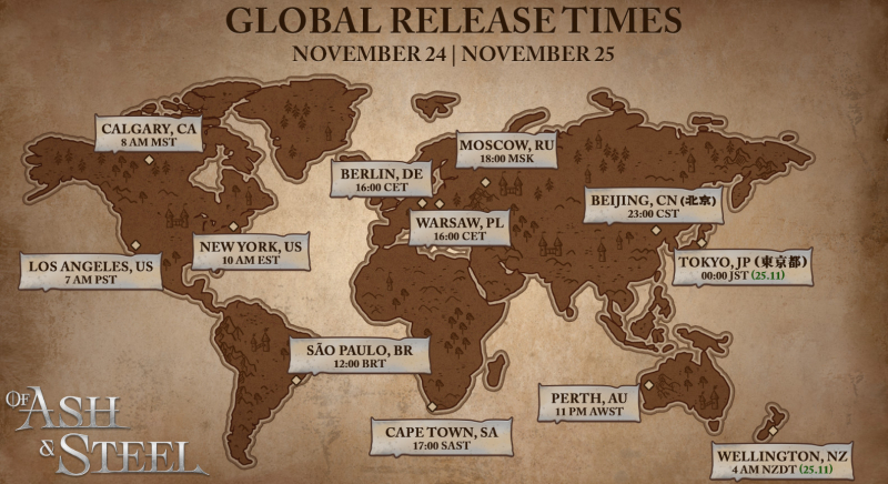 Авторы ролевой игры Of Ash and Steel раскрыли цену и время выхода