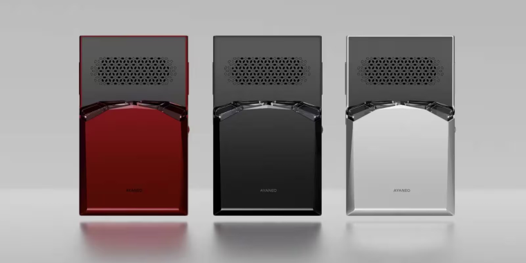 Ayaneo показала вертикальную ретро-консоль Pocket Vert со скрытым тачпадом