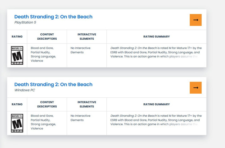 ПК-версии Death Stranding 2: On the Beach выдали возрастной рейтинг