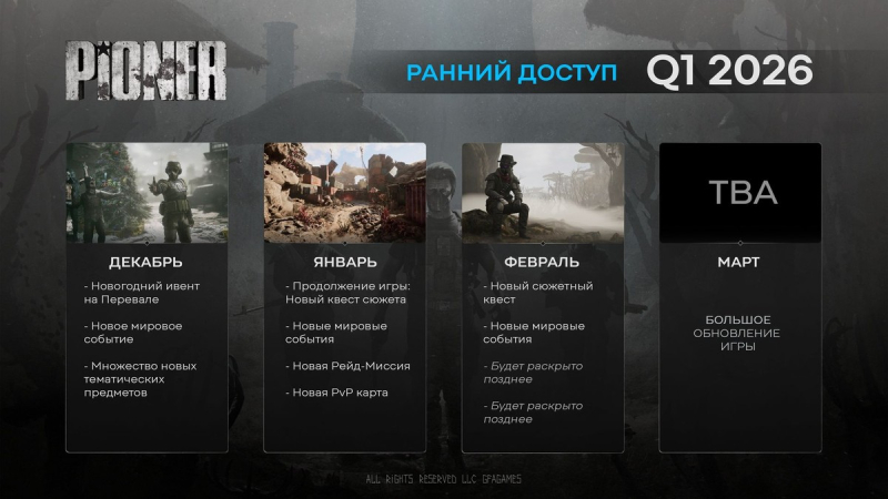 Разработчики Pioner объявили дорожную карту поддержки на начало 2026 года