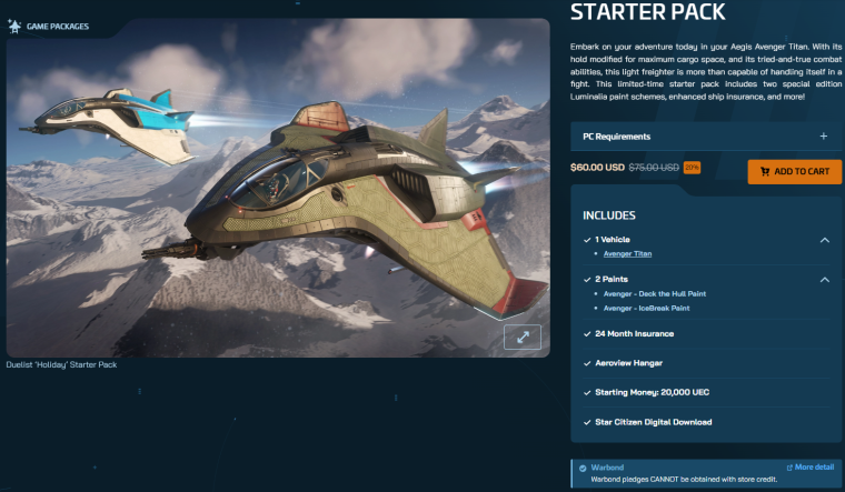 В Star Citizen началось новогоднее событие "Luminalia 2955"