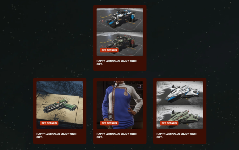 В Star Citizen началось новогоднее событие "Luminalia 2955"