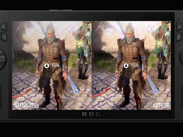 ROG Xbox Ally X получит повышение производительности примерно на 30% за счёт ИИ-апскейлера Auto Super Resolution