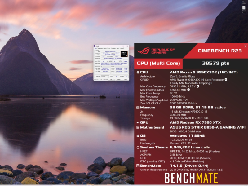 В базе данных HWBOT появились первые результаты тестирования AMD Ryzen 9 9950X3D2 Dual Edition с воздушным охлаждением