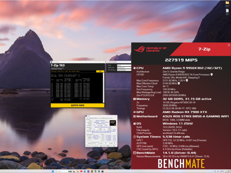 В базе данных HWBOT появились первые результаты тестирования AMD Ryzen 9 9950X3D2 Dual Edition с воздушным охлаждением