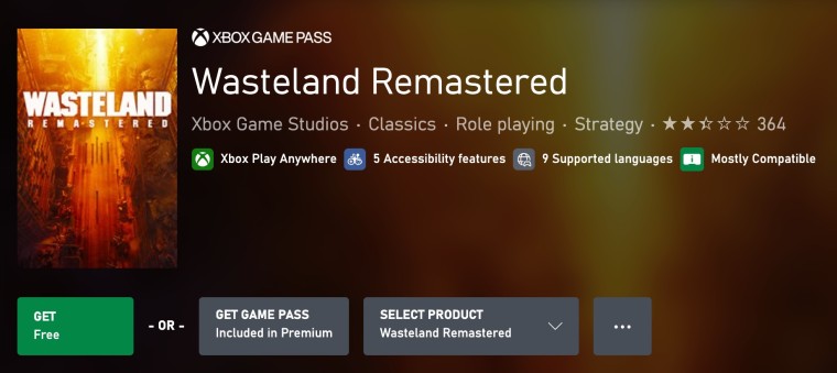 Временная акция или баг: Wasteland Remastered можно забрать бесплатно в Xbox Store